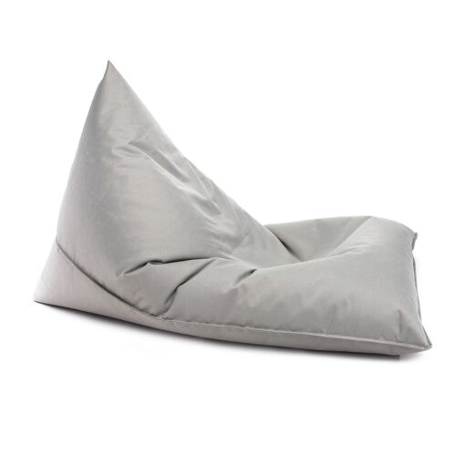 Zitzak kind - LAZY - S - 130x80x88 cm - polyester - lichtgrijs