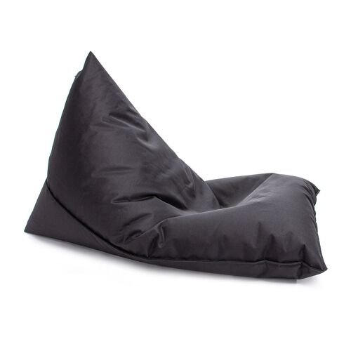 Zitzak kind - LAZY - S - 130x80x88 cm - polyester - zwart