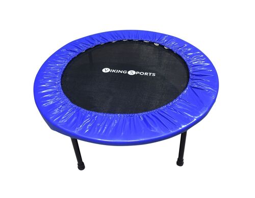 Fitness trampoline - opvouwbaar - ⌀ 101x22,5 cm - blauw