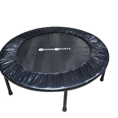 Fitness trampoline - foldable - ⌀ 101x22.5 cm - black