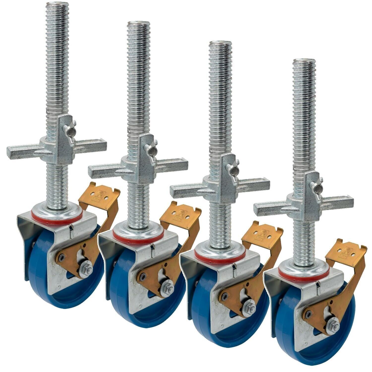 Steigerwielen - Ø15 cm - universeel - 4 stuks