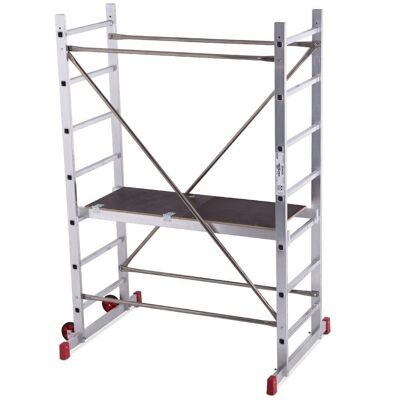 Andamio para habitaciones - altura de trabajo 3 m - máximo 150 kg