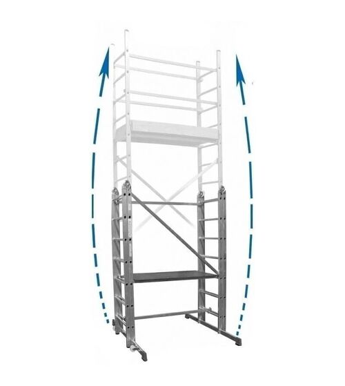 Krause Corda - vouwsteiger - 4,85m werkhoogte - lichtgewicht