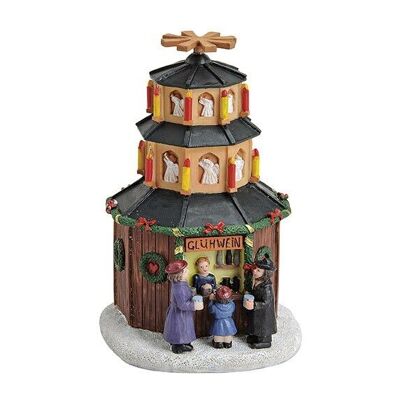 Christmas figure pyramid mulled wine stand