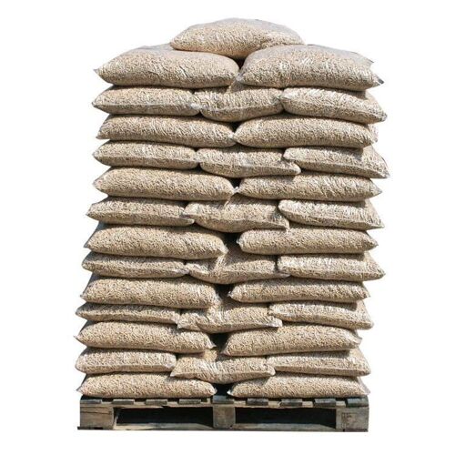 Pallet houtpellets - 68 zakken - 1054 kg - bio