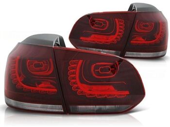 Feux arrières VW GOLF 6 10 08-12 ROUGE CLAIR LED