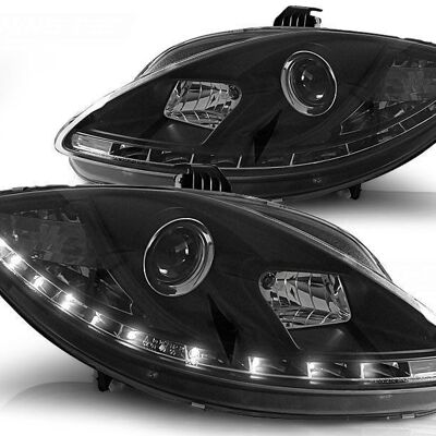 Faros proyectores LED con luces de estacionamiento - Seat Leon Altea Toledo 06 05-09