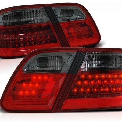 Rückleuchten MERCEDES W210 E-Klasse 95-03 02 RED SMOKE LED