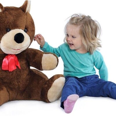Large teddy bear brown 100 cm