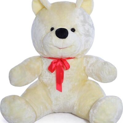 Großer Teddybär weiß 120 cm XL