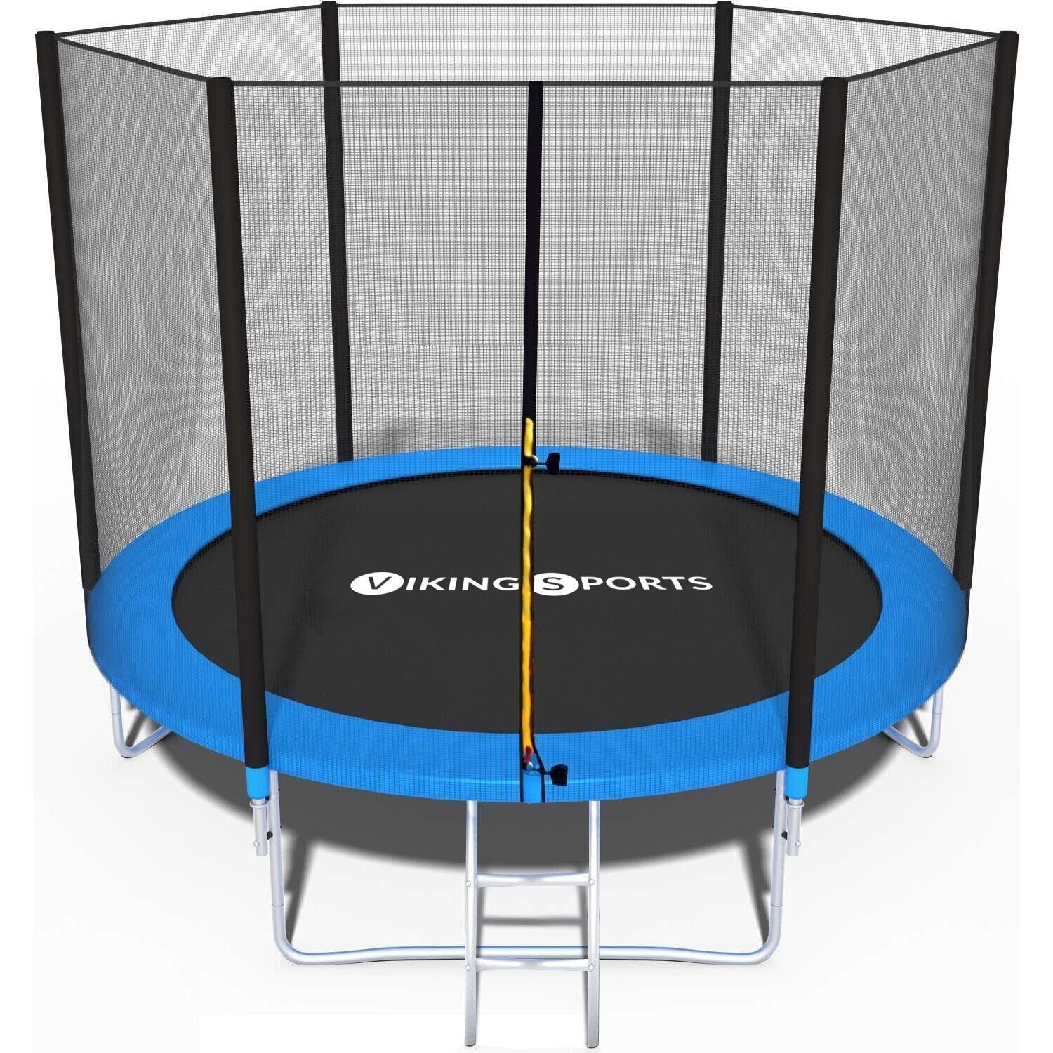 Trampoline 244 cm with safety net - blue