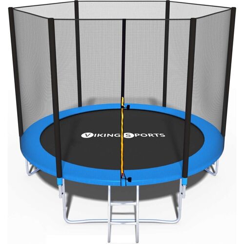 Trampoline 244 cm met veiligheidsnet - blauw