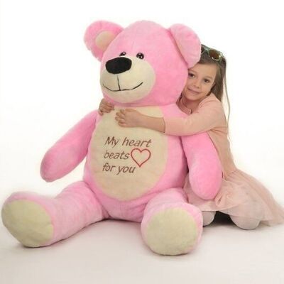 Super large teddy bear - 125 cm teddy bear - pink