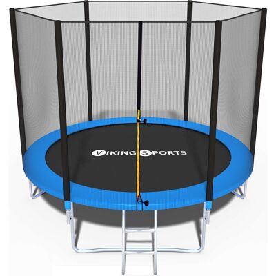 Trampolino 312 cm con rete di sicurezza e scala - fino a 100 kg