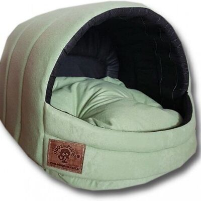 Dog bed - small dog - playpen - dog basket - 45 x 49 x 36 cm - matt green - dog bed - dog bed