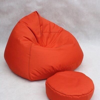 Beanbag Armchair XXL orange - Lounge chair Seat cushion Relaxation cushion