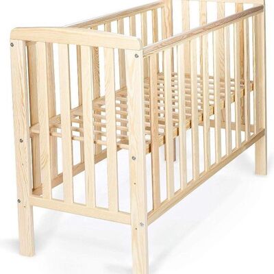 Baby bed 100x50 cm - crib - height adjustable - slatted base
