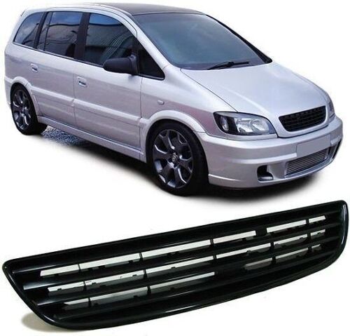 Bumpergrill zonder embleem zwart Opel Zafira A 99-05