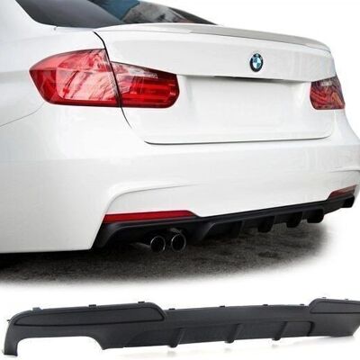 Difusor de parachoques trasero BMW Serie 5 F10 Sedan de 2010 - Doble tubo de escape