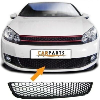 Bumper grill GTI look with honeycomb VW Golf 6