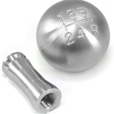 Sports gear knob universal brushed aluminum ball