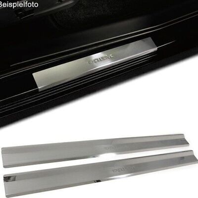 Soglie delle porte in acciaio inossidabile BMW Serie 3 E46 Coupé 99-07 - Protezione della soglia