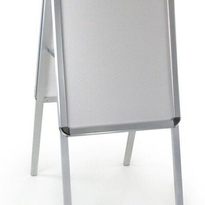 Poster stand A2 - Double-sided and foldable - Aluminum