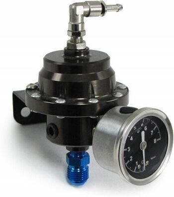 Régulateur de pression d'essence réglable 0-8 KG/CM2 avec manomètre
