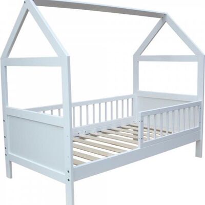 Cama casita - cama para niños pequeños - madera de pino 160x70cm