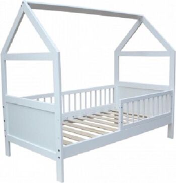 Cabane pour lit d'enfant - 140 x 70 cm - bois de pin massif