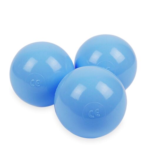 Ballenbak ballen baby blauw (70mm) 100 stuks