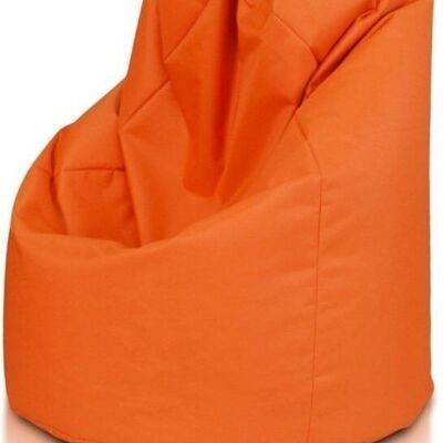 Beanbag armchair orange lounge chair seat cushion relaxation cushion