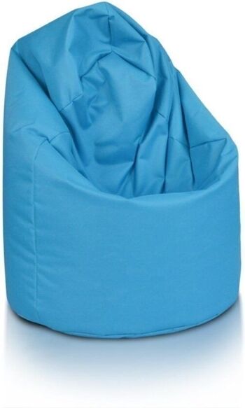 Pouf fauteuil bleu chaise longue coussin d'assise coussin de relaxation