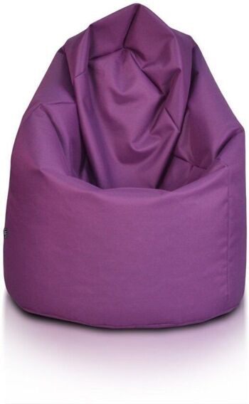 Pouf fauteuil violet chaise longue coussin d'assise coussin de relaxation