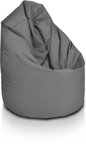 Fauteuil pouf gris foncé - coussin d'assise de chaise longue coussin de relaxation