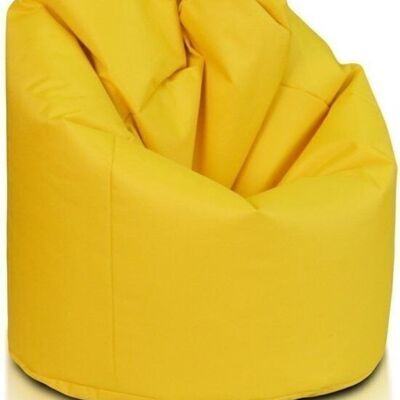 Beanbag armchair ocher yellow - lounge chair seat cushion relaxation cushion