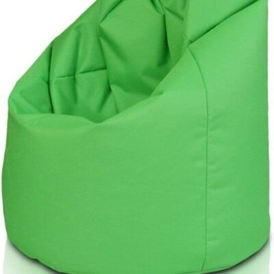 Beanbag armchair green - lounge chair seat cushion relaxation cushion
