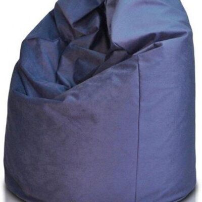Beanbag 110cm dark blue fabric