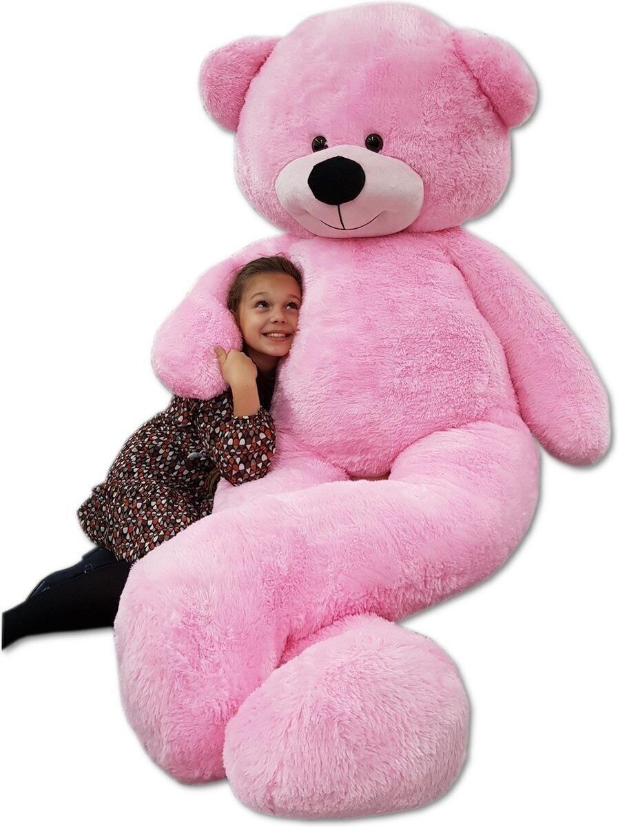 Compra Oso de peluche grande 2 2 metros rosa 220 cm XXL al por mayor