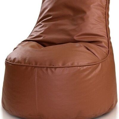 Beanbag child 75cm brown artificial leather