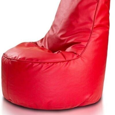 Beanbag child 75cm red artificial leather