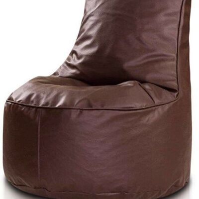 Beanbag child 75cm gray brown artificial leather