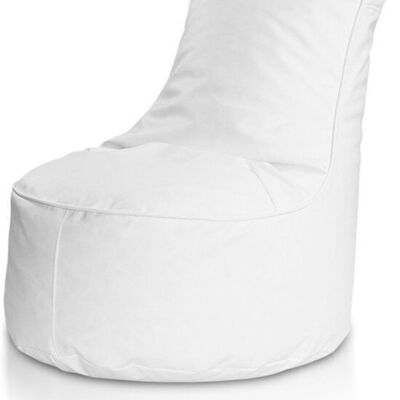 Beanbag child 75cm white artificial leather