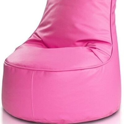 Sitzsack Kind 75cm rosa Kunstleder