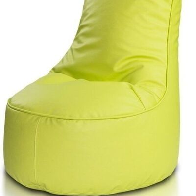 Beanbag child 75cm lime green artificial leather