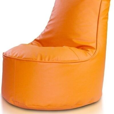 Sitzsack Kind 75cm orange Kunstleder