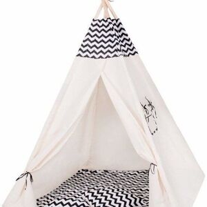 Tente de jeu Tente Tipi Zebra Wigwam - 100% coton