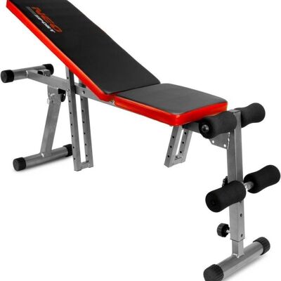 Banc de sport - pliable - multifonctionnel - entièrement réglable