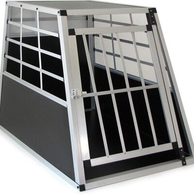 Autobench - Dog crate - 90 x 70 x 65 cm - size XXL - aluminum