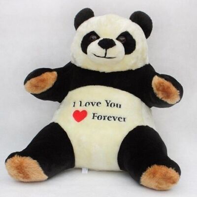 Plush cuddly toy - Giant panda bear - i love you forever - 55 cm